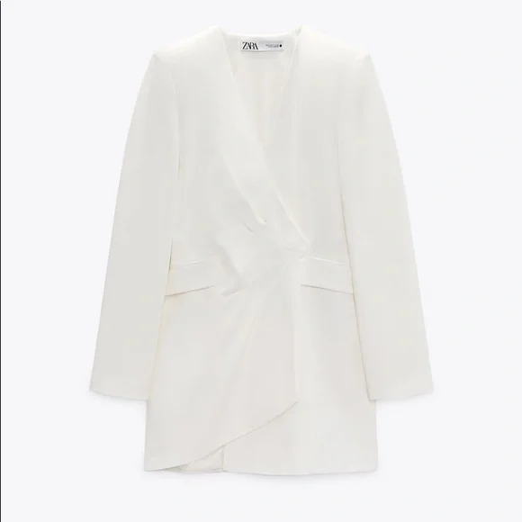Zara Draped Blazer Dress - Picture 12 of 16